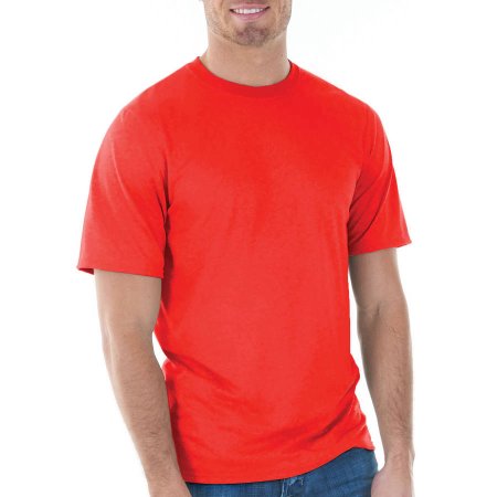 red orange shirt