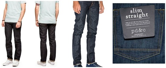 pd&c mens jeans